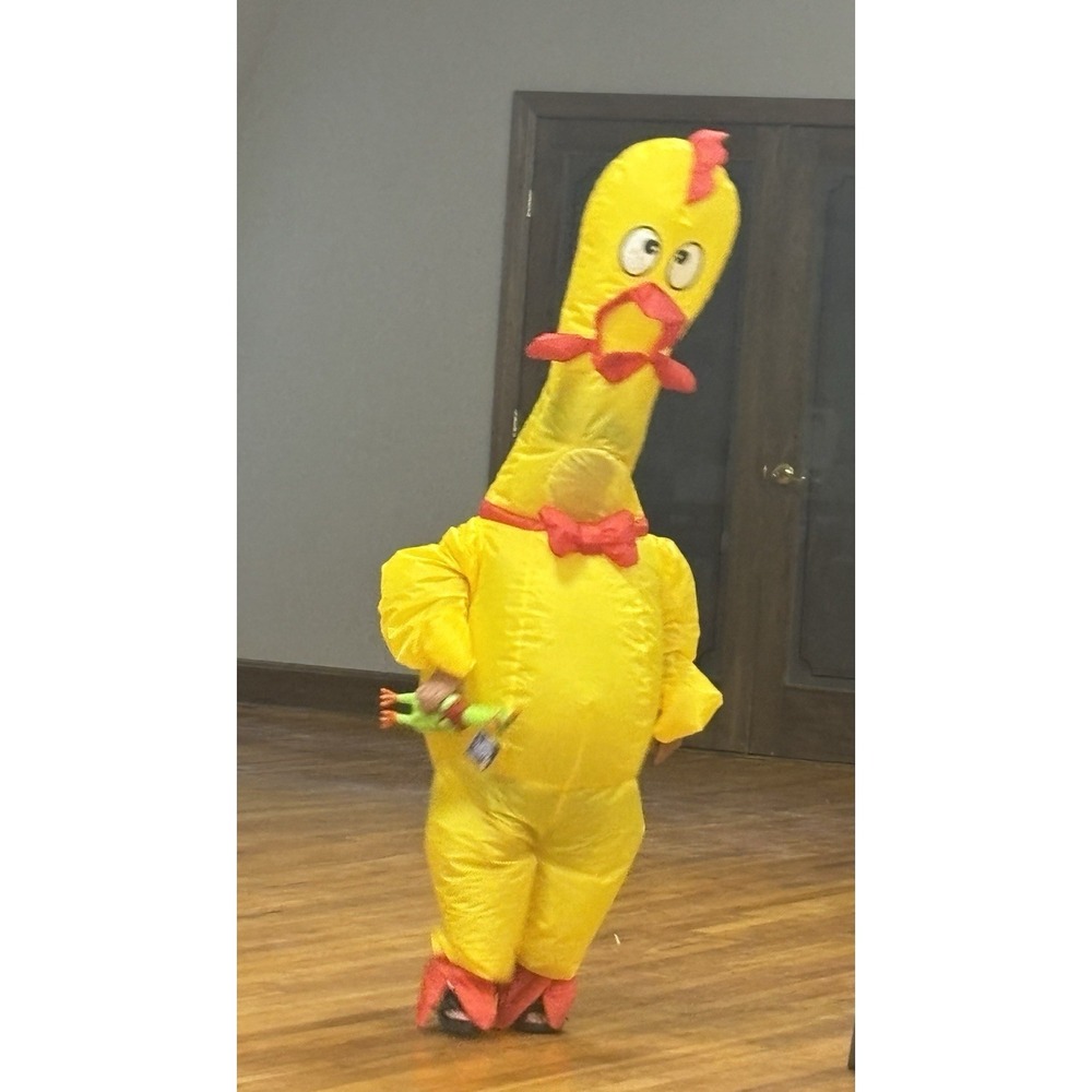 Yellow Chicken Inflatable Kids Costume Halloween Party